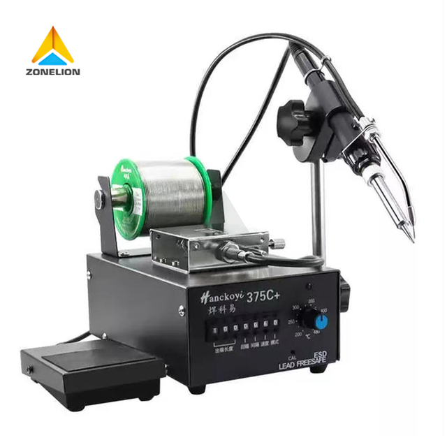 Semi-Automatic Soldering Machine Foot Pedal Controlled Dual Use Soldering Iron for Electronic Production Line