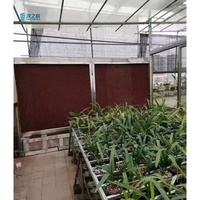 Panneau de refroidissement par évaporation en cellulose pour élevage avicole, poulets de chair et poules pondeuses, pour sol de ferme, avec ventilation en nid d'abeille et fonction de refroidissement mural