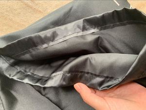 ถุงผ้าซาตินสีดำแบบมีเชือกผูกสำหรับใส่กระเป๋าถือ - Product Image 2
