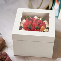 Petit emballage de gâteau macaron faveur de mariage boîte à gâteau cadeau pour gâteau de bonbons