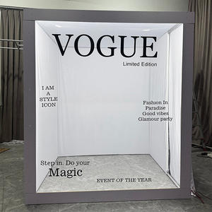 Элегантная коробка для фотобудки журнала с 0,5 высокоугольным телефонным светом, светодиодное зеркало с принтером 21,5 Дюймов - Product Image 3