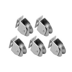 Kit de roues pour portail coulissant à double roulement, rails de guidage pour portail courbé et roues pour <span class=keywords><strong>porte</strong></span> <span class=keywords><strong>coulissante</strong></span> - Product Image 3
