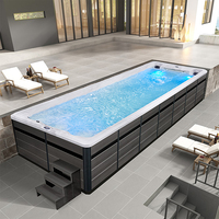 Piscine de natation en fibre de verre acrylique, vente en gros, piscine enterrée