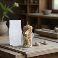 Neue Ideen Welle Aromatherapie Kerzenform Silikon DIY Diffusor Stein Dekorative Ornamente Kreuz Exklusive Unregelmäßige Form