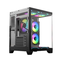 Boîtier PC Gaming C710D Mid Tower Micro ATX en Verre Trempé avec Gestion des Câbles – Vente en Gros