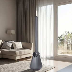 <span class=keywords><strong>Ventilateur</strong></span> de <span class=keywords><strong>colonne</strong></span> de tour à 3 vitesses sans lame 50W avec minuterie de télécommande 3 modes d'installation au sol pour le refroidissement de l'hôtel certifié ROHS - Product Image 2
