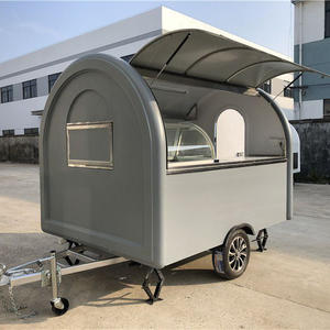 รถลากขายอาหารตู้แช่แข็งบาร์ตู้อาหารอินเดียรถขายไอศกรีม - Product Image 2