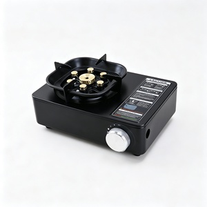 Kompor Gas Portabel 7 Tungku Kompor Gas Butana untuk Berkemah Kompor Gas Tahan Angin untuk Piknik Barbekyu Memasak di Rumah - Product Image 6