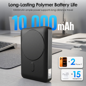 Power Bank Magnetico Wireless da 10000mAh di Tendenza 2026 con Supporto Pieghevole, Porta Telefono Verticale e Orizzontale, Ricarica Rapida a Scatto - Product Image 3