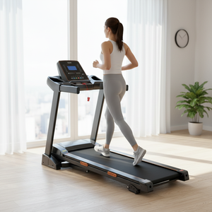 Tapis roulant <span class=keywords><strong>super</strong></span> silencieux 2,5 CV pour appartement, entraînement cardio avec bande de course antidérapante - Product Image 2
