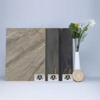 Panneau MDF mélaminé à grain de pierre haute densité de qualité supérieure, texture marbre, ignifuge et résistant à l'humidité pour usage en salle de bain