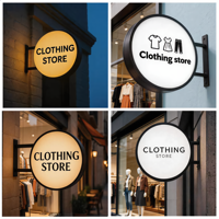 Boîtes lumineuses publicitaires personnalisées, boîte lumineuse LED, cadre en aluminium, taille personnalisée pour centre commercial et magasin de détail