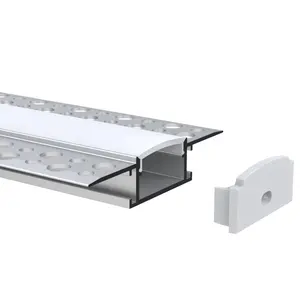 Prix d'usine de haute qualité Profilé en aluminium Cloison sèche Profilé LED Plâtre de plafond pour bande lumineuse