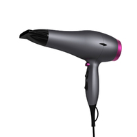 Sèche-cheveux portable de voyage RYACA en plastique, électrique, 2200W, moteur DC, 21000 tr/min, 2 vitesses, ionique, avec concentrateur et diffuseur