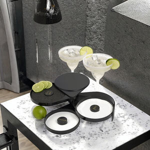 Estación Giratoria de 3 Niveles para Preparar Margaritas, Herramienta de Coctelería, Plástico Ecológico, Práctica para Jugo de Lima, Azúcar, Sal para Vasos - Product Image 3