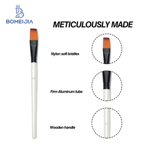 BOMEIJIA Set di 6 Pennelli in Nylon per <span class=keywords><strong>Acquerello</strong></span>, Pittura Acrilica e a Olio, Pennelli per Disegno e Linee - Product Image 2