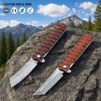 Couteau de poche pliable portable d'extérieur, couteau tactique de chasse et de camping, couteau utilitaire à lame à ressort, outil manuel, vente en gros, personnalisé GT-8883
