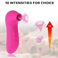Neue 10-Gang-Frequenz Sucker Clitoris Teasing Sex Masturbation Stick Aufladen Vibrator Adult Produkte