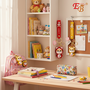 8 \ "tigre peluche portachiavi 288pc collezione 24DZ/CS - Product Image 5