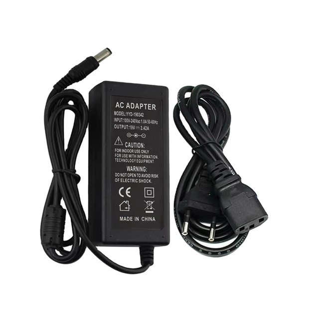 19V 3.42A Power Supply Adapter 5.5*2.5mm AC Adapter Charger, for JBL Xtreme Xtreme 2 JBL Boombox Portable Wireless Speaker EU US