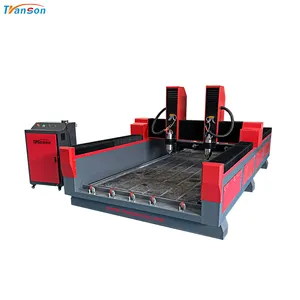 Double Head Engraving Machine 1530 Marble Carving Cnc Router Stone Granite Engraving For Stone