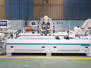 Ahşap Otomatik Kapı Kilitleme Makinesi, Menteşe Delme Tezgahı Dolap Kapısı Yapımı Ahşap İşleme Kilit Deliği Menteşe Delme Makinesi - Product Image 2