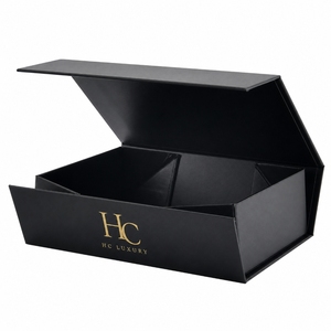 Boîte cadeau pliable peu encombrante, vente en gros, boîte pliante magnétique de luxe pour le commerce électronique, emballage de Noël, fournisseur - Product Image 2
