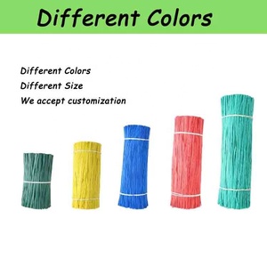 Attaches en fil métallique pour plantes de jardin, attaches en métal, attaches en câble, attaches en fil recouvert de PE PVC, clips pour cerceaux de serre - Product Image 5