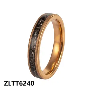 Anello in tungsteno personalizzato etsy color oro all'ingrosso per uomo e donna 2024 anni