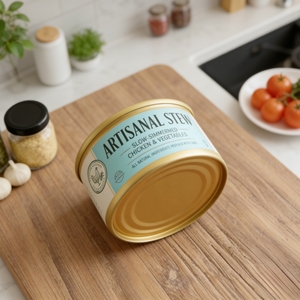 Etiquetas Adhesivas Laminadas Brillantes Personalizadas para Latas de Alimentos para Mascotas, Etiquetas Impresas para Envases de Alimentos para Perros y Gatos - Product Image 2