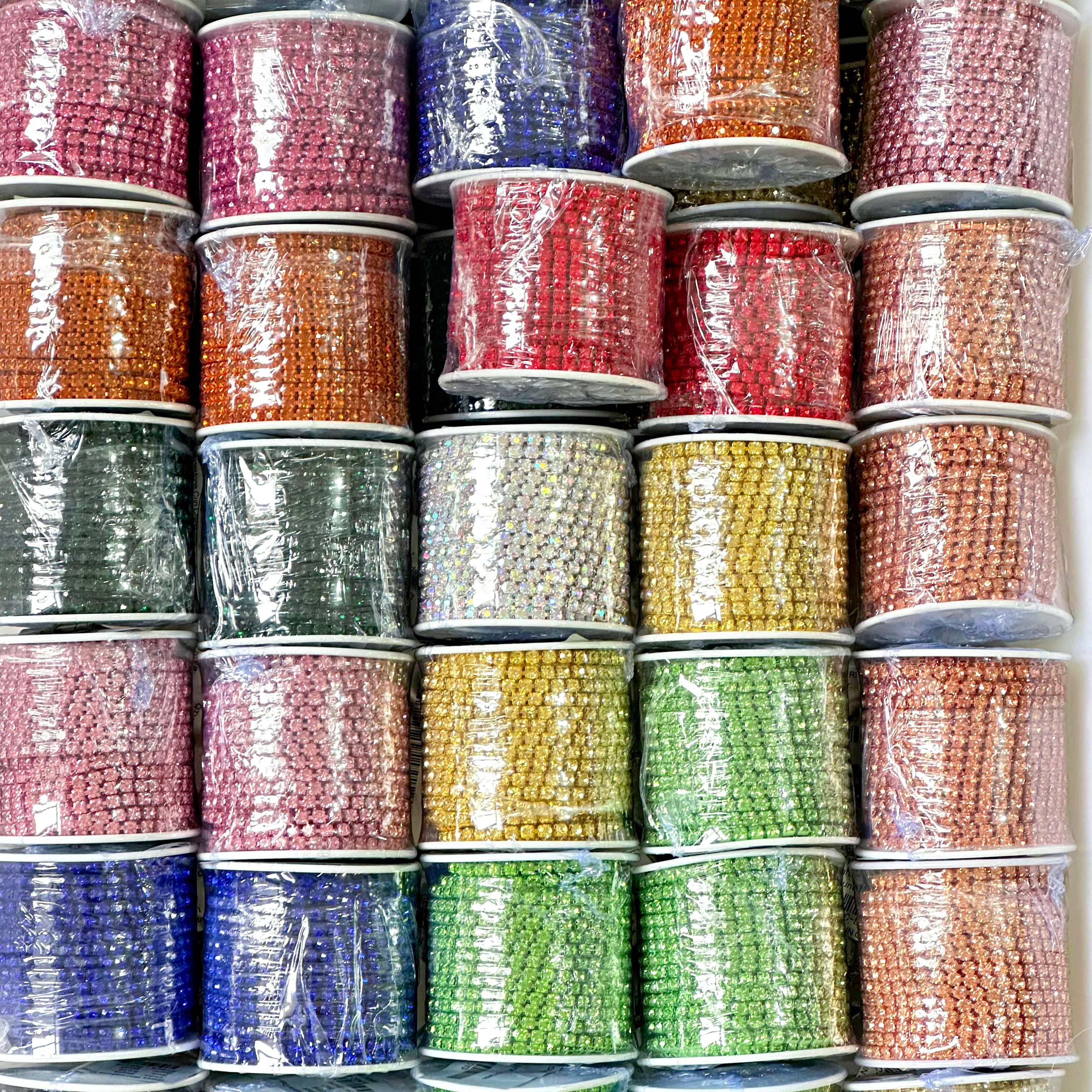 Wholesale Rhinestone Cup Chain Ss16 Sew on Trimming Close Cup Bling Bling Rhinestone Chains for Clothing Accessories