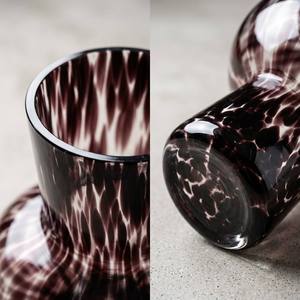 Ensemble <span class=keywords><strong>de</strong></span> 2 vases en verre effet encre, style Mid-Century Modern, forme champignon ventrue, pour la décoration intérieure - Product Image 6