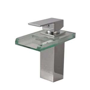 Fabrika yüksek kaliteli cam LED batarya Led lavabo muslukları Led batarya soğuk ve sıcak su karıştırma - Product Image 1