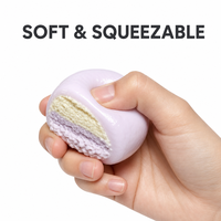 Jouets Squishy de Bureau Mochi Superposés, Doux et Brillants, aux Couches Crémeuses, Saveurs Pastel, à Presser