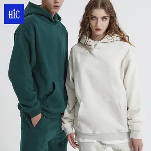 Vente en gros de pulls à capuche pour hommes, haute qualité, Design personnalisé, Logo graphique imprimé, broderie unisexe, polaire vierge, uni, surdimensionné