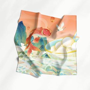 Écharpes en soie pour femmes, écharpe de tête en soie de luxe, écharpe en soie personnalisée, finition lisse et brillante pour la mode haut de gamme - Product Image 4