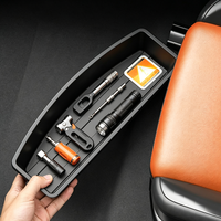 Boîte de rangement sous le siège de voiture, organisateur pratique sous le siège pour les essentiels quotidiens, facile à installer pour l'intérieur du véhicule