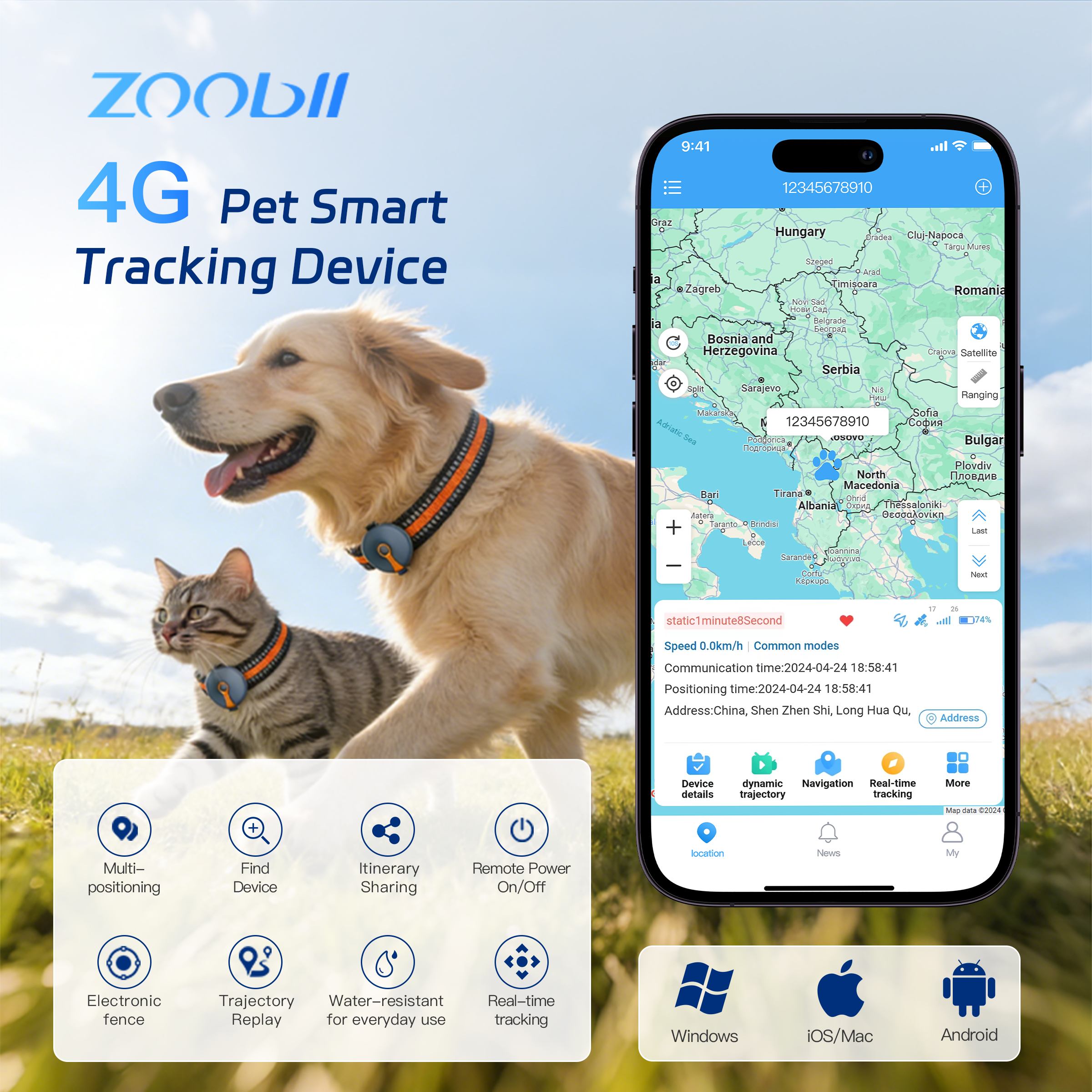 mini gps tracker for pets