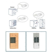 Cerradura de Combinación de Aleación de Zinc para Gabinetes, Cerradura de Doble Acceso para Gabinetes de Almacenamiento y Pedestales Móviles, Compra al por Mayor
