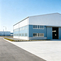 Nave Industrial Prefabricada con Estructura de Acero, Taller Metálico, Cobertizo con Estructura de Acero, Certificado CE/ISO9001