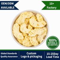 OEM Gedroogd Fruit Vriesgedroogd Fruit FD Ananas Vriesgedroogd Zoet Bulkverpakking Gezonde Snacks Schijfjes Gedroogd Fruit