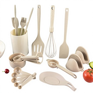 Juego de Utensilios de Cocina de Silicona Explosions de 21 Piezas, Cuchara Medidora, Batidor de Huevos, Espátula, Espátula para Carne, <span class=keywords><strong>Rectangular</strong></span>, Colorido - Product Image 1