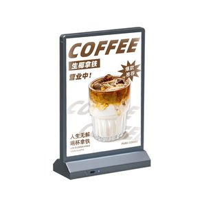 Tablero de Menú Luminoso Recargable, Caja de Luz de Escritorio de Doble Cara A4/A5 para Exhibición de Etiquetas de Precio - Product Image 6