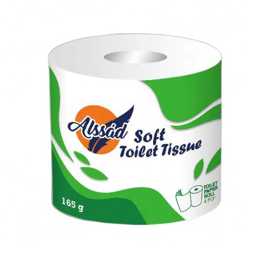 Paling Laris Kertas Sanitasi Berkualitas Baik dengan Logo Kustom Kertas Tisu Toilet 2 Lapis