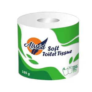 Hot Selling Good Quality Sanitary Paper with Logo Custom 2 Ply Toilet Tissue Paper