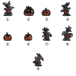 Accesorios de Resina Decorativos para Micro Paisajes de Halloween: Árbol, Fantasma y Calabaza - Product Image 5