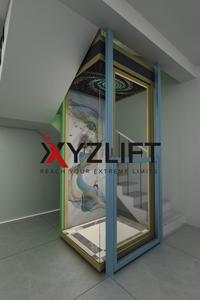XYZLIFT al aire libre residencial cinco personas puerta Manual elevador plataforma sin eje con certificado <span class=keywords><strong>CE</strong></span> para la venta - Product Image 4