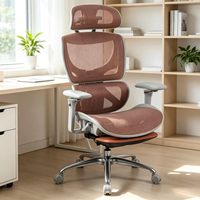 Chaise de bureau ergonomique Henglin Lone Warrior, réglable en hauteur, pivotante, chaise de jeu confortable pour longues sessions, inclinable, en plastique