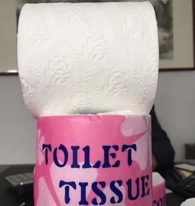 Papier toilette <span class=keywords><strong>2</strong></span> plis 400 feuilles 100% pâte vierge Rouleau de papier toilette personnalisé - Product Image 5