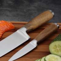 Ensemble de couteaux de chef Tc 3Cr14, ensemble de couteaux de cuisine polyvalents pour un usage domestique, comprend un couteau de chef, un couteau à pain, un couteau à fruits et légumes